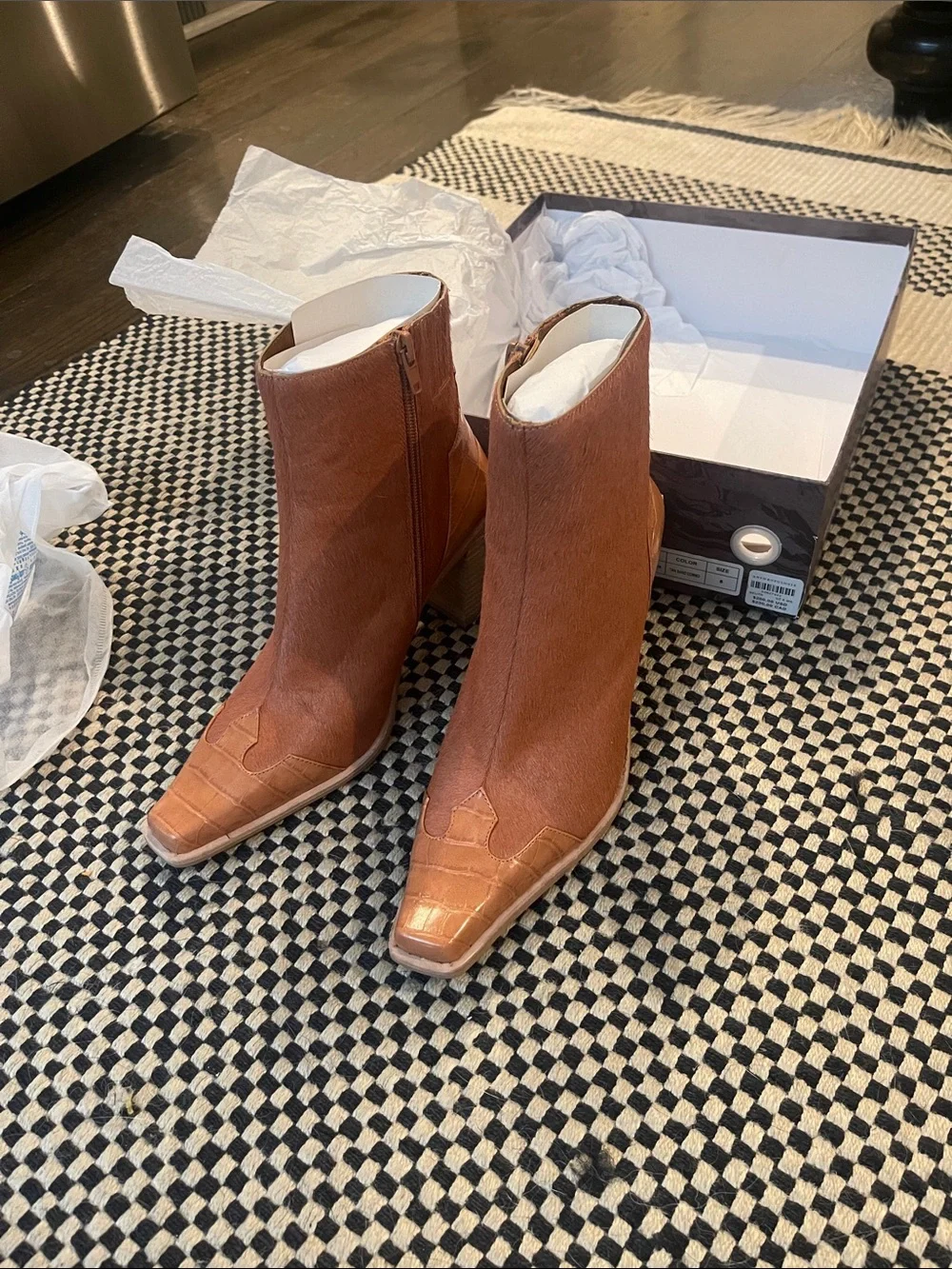 Anthropologie Jeffrey Campbell Heeled Western Boots - Picture 6 of 8
